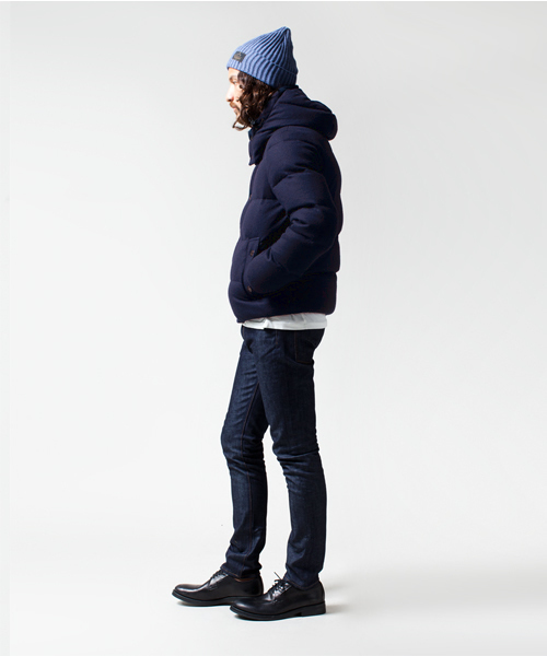 NANO universe(ナノユニバース)の「西川ダウン ウールジャケット(ダウンジャケット/コート・メンズ・ブラック/ダークグレー/ライトグレー/ブルー/ネイビー・SMALL/MEDIUM/LARGE/X-LARGE)」の10枚目の写真