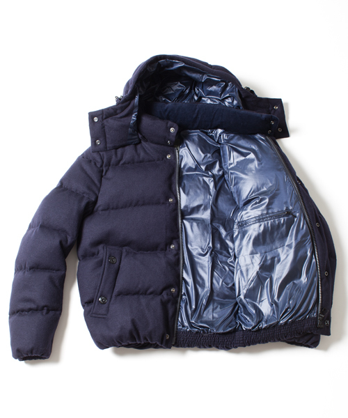 NANO universe(ナノユニバース)の「西川ダウン ウールジャケット(ダウンジャケット/コート・メンズ・ブラック/ダークグレー/ライトグレー/ブルー/ネイビー・SMALL/MEDIUM/LARGE/X-LARGE)」の12枚目の写真
