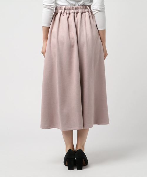 rps（アールピーエス）の「エコスウェードロングフレアースカート（スカート・レディース・ベージュ/マスタード/ピンクベージュ/ライトカーキ・M）」の13枚目の写真