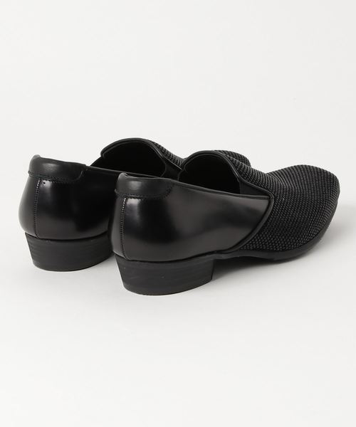 5351 POUR LES HOMMES（ゴーサンゴーイチプールオム）の「メタルビーズスリッポン[LOADED 2018年12月号 P.115掲載]（スリッポン・メンズ・ブラック・42/41）」の3枚目の写真