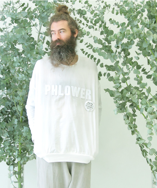 STOF(ストフ)の「PP教団カレッジプルオーバー ■(Tシャツ/カットソー・メンズ・ホワイト/ベージュ・X-SMALL/SMALL/MEDIUM)」の2枚目の写真