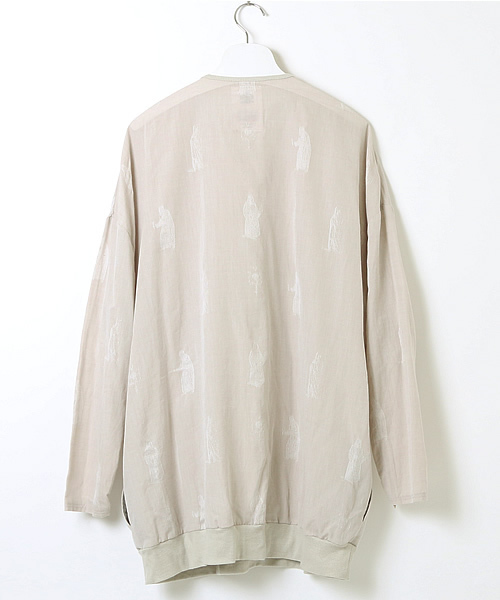 STOF(ストフ)の「PP教団カレッジプルオーバー ■(Tシャツ/カットソー・メンズ・ホワイト/ベージュ・X-SMALL/SMALL/MEDIUM)」の8枚目の写真