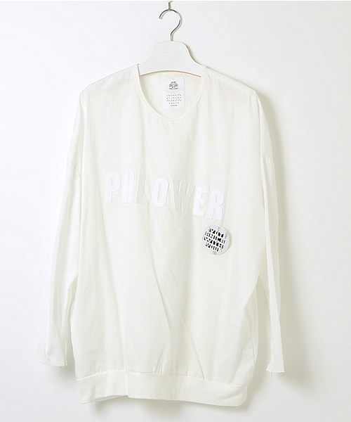 STOF(ストフ)の「PP教団カレッジプルオーバー ■(Tシャツ/カットソー・メンズ・ホワイト/ベージュ・X-SMALL/SMALL/MEDIUM)」の9枚目の写真