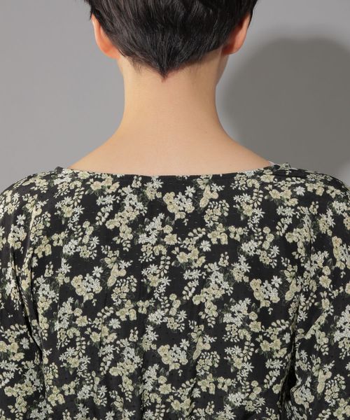 PAGEBOY（ページボーイ）の「フラワーロングワンピ（ワンピース・レディース・ホワイト/ブラック・FREE）」の11枚目の写真