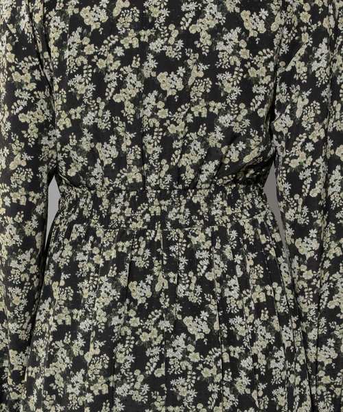 PAGEBOY（ページボーイ）の「フラワーロングワンピ（ワンピース・レディース・ホワイト/ブラック・FREE）」の6枚目の写真