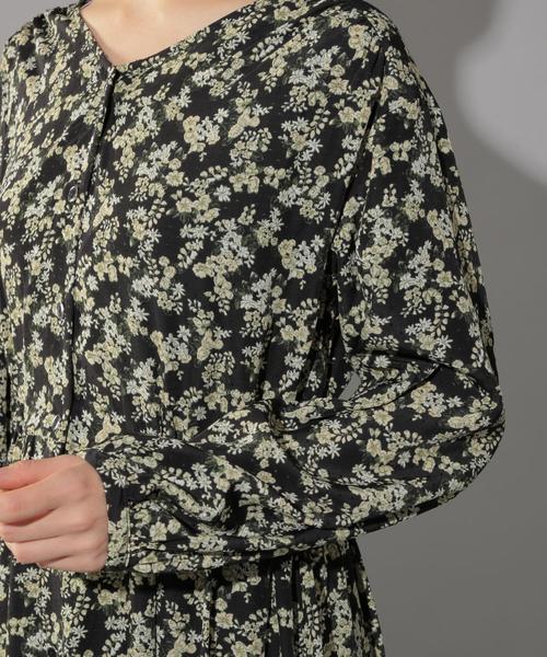 PAGEBOY（ページボーイ）の「フラワーロングワンピ（ワンピース・レディース・ホワイト/ブラック・FREE）」の14枚目の写真