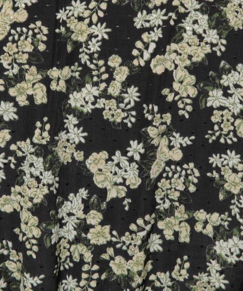 PAGEBOY（ページボーイ）の「フラワーロングワンピ（ワンピース・レディース・ホワイト/ブラック・FREE）」の12枚目の写真