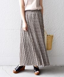 liflattie ships | liflattie ships:フラワープリントプリーツスカート◇(スカート)