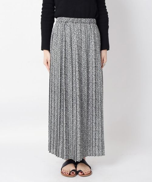 liflattie ships（リフラティ シップス）の「liflattie ships:フラワープリントプリーツスカート◇（スカート・レディース・ブラウン/グリーン・SMALL/MEDIUM）」の17枚目の写真