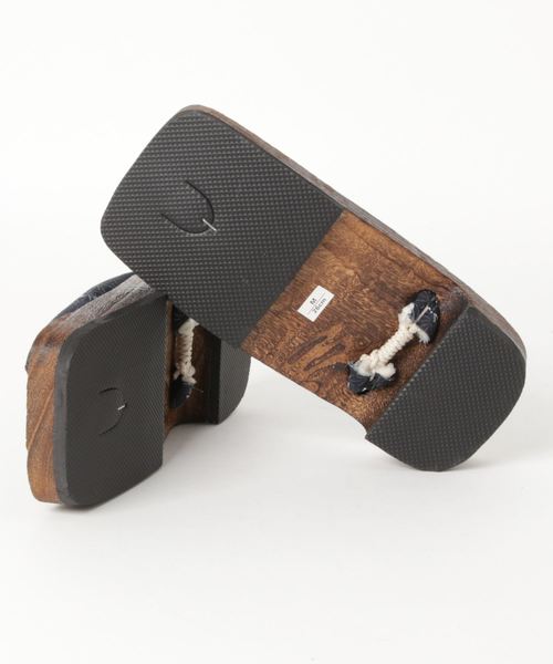 KYOETSU（キョウエツ）の「メンズ茶台下駄（和装小物・メンズ・ブラック系その他/ブラック系その他2/ブラック系その他3/ブラック系その他4/ベージュ系その他/ベージュ系その他2/ベージュ系その他3/ブルー系その他/ブルー系その他2/ブルー系その他3・L/M/LL/S）」の12枚目の写真