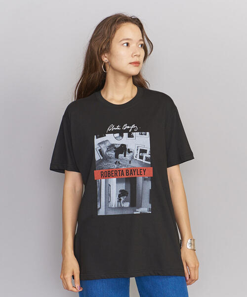 BEAUTY&YOUTH UNITED ARROWS(ビューティーアンドユースユナイテッドアローズ)の「【別注】<ROBERTA BAYLEY>ショートスリーブTシャツ 3◆(Tシャツ/カットソー・レディース・その他2/その他1/ブラック・FREE)」の17枚目の写真