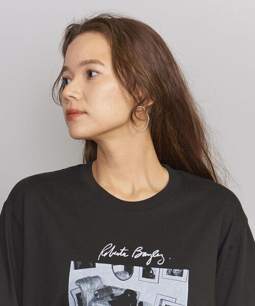 BEAUTY&YOUTH UNITED ARROWS(ビューティーアンドユースユナイテッドアローズ)の「【別注】<ROBERTA BAYLEY>ショートスリーブTシャツ 3◆(Tシャツ/カットソー・レディース・その他2/その他1/ブラック・FREE)」の20枚目の写真