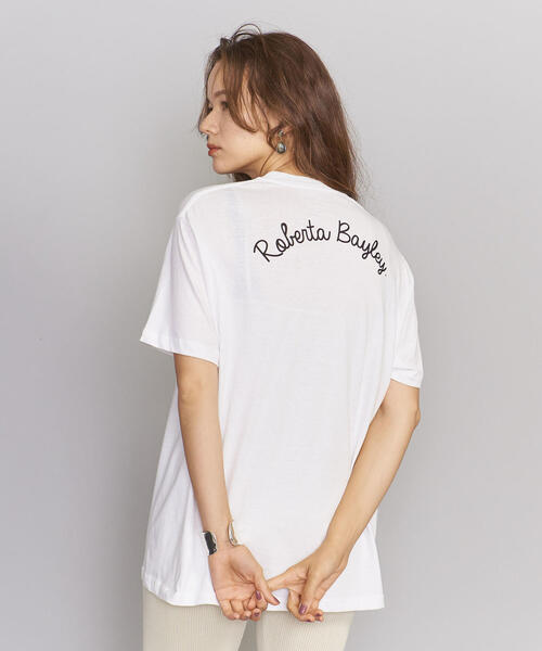 BEAUTY&YOUTH UNITED ARROWS(ビューティーアンドユースユナイテッドアローズ)の「【別注】<ROBERTA BAYLEY>ショートスリーブTシャツ 3◆(Tシャツ/カットソー・レディース・その他2/その他1/ブラック・FREE)」の9枚目の写真