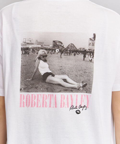 BEAUTY&YOUTH UNITED ARROWS(ビューティーアンドユースユナイテッドアローズ)の「【別注】<ROBERTA BAYLEY>ショートスリーブTシャツ 3◆(Tシャツ/カットソー・レディース・その他2/その他1/ブラック・FREE)」の6枚目の写真