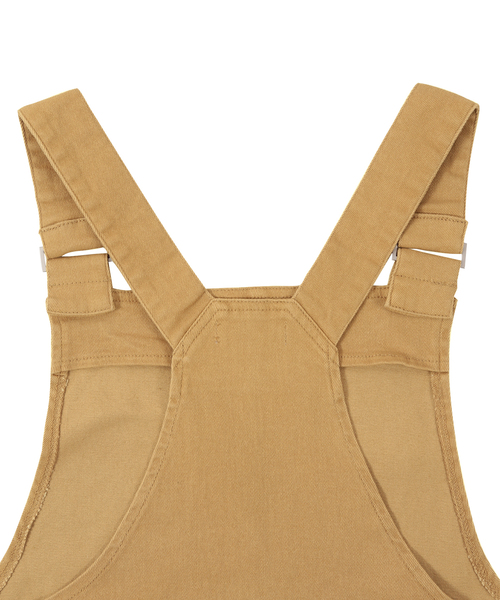 PUNYUS（プニュズ）の「ツイルジャンパ－スカ－ト（ジャンパースカート・レディース・ベージュ/ブラック・1/2/3/4）」の9枚目の写真