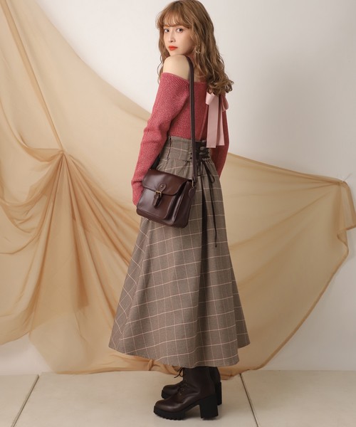 one after another NICE CLAUP(ワンアフターアナザーナイスクラップ)の「スカーフ付きショルダーバッグ(ショルダーバッグ・レディース・ブラック/ダークブラウン/モカ・FREE)」の8枚目の写真