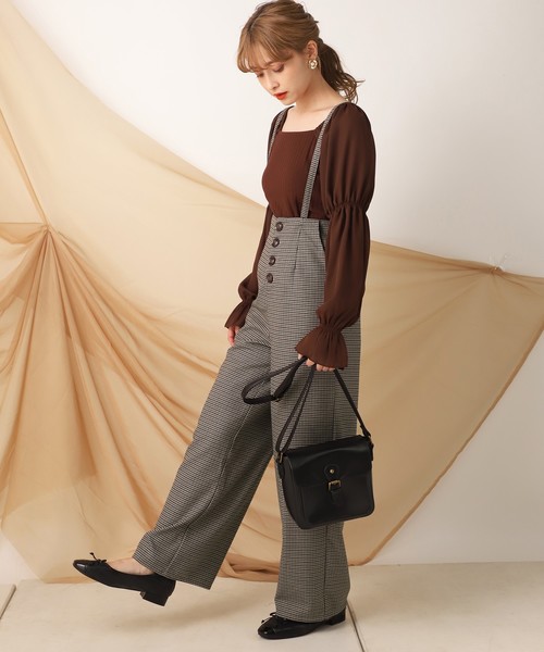 one after another NICE CLAUP(ワンアフターアナザーナイスクラップ)の「スカーフ付きショルダーバッグ(ショルダーバッグ・レディース・ブラック/ダークブラウン/モカ・FREE)」の10枚目の写真