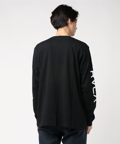 RVCA（ルーカ）の「RVCA/ルーカ AJ042-054 ロンT（Tシャツ/カットソー・メンズ・ホワイト/ブラック/グリーン・S/M/L）」の5枚目の写真