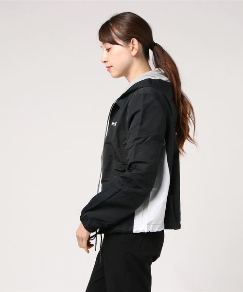 Hurley (ハーレー)の「W HRLY OAO HOODED JACKET/ハーレー ジャケット アウター サーフカジュアル アウトドア(その他アウター・レディース・グリーン/ブラック・X-SMALL/SMALL)」の3枚目の写真