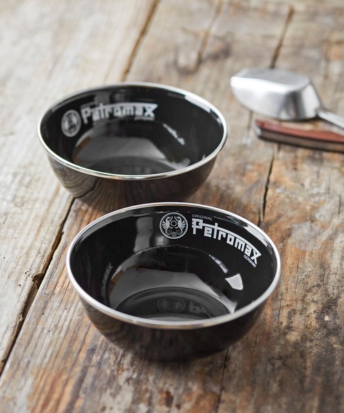 Petromax(ペトロマックス)の「PETROMAX ENAMEL BOWL 2piece (ペトロマックス エナメルボウル 2枚入)(2colors)(アウトドアグッズ・メンズ・ホワイト/ブラック・ONE SIZE)」の13枚目の写真