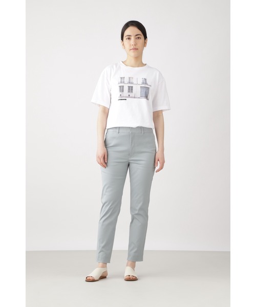human woman(ヒューマンウーマン)の「◆サテンストレッチパンツ(その他パンツ・レディース・ダークベージュ/ネイビー/ブルー/グレー・X-SMALL/SMALL/LARGE/X-LARGE/MEDIUM)」の17枚目の写真