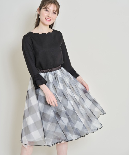 tocco closet（トッコ　クローゼット）の「【ZOZO限定】レース付き袖口フレアスカラネックブラウス（シャツ/ブラウス・レディース・ブルー系その他/ラベンダー/オフホワイト/ピンク/ブラック・M）」の14枚目の写真
