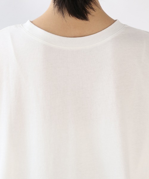 LOWRYS FARM（ローリーズファーム）の「スリットＢＩＧＴＥＥ　882746（Tシャツ/カットソー・レディース・チャコールグレー/ベージュ/オフホワイト/カーキ・FREE）」の11枚目の写真