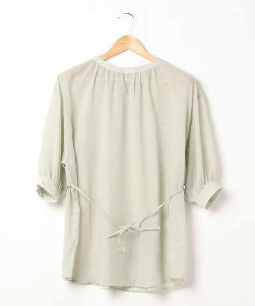 LOWRYS FARM（ローリーズファーム）の「ソデボリュームブラウス6S　888233（シャツ/ブラウス・レディース・ブラック/オフホワイト/グリーン系その他・FREE）」の14枚目の写真