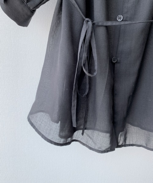 LOWRYS FARM（ローリーズファーム）の「ソデボリュームブラウス6S　888233（シャツ/ブラウス・レディース・ブラック/オフホワイト/グリーン系その他・FREE）」の8枚目の写真