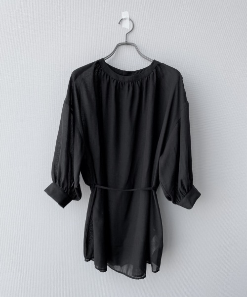 LOWRYS FARM（ローリーズファーム）の「ソデボリュームブラウス6S　888233（シャツ/ブラウス・レディース・ブラック/オフホワイト/グリーン系その他・FREE）」の12枚目の写真