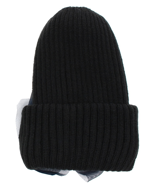 ROSE BUD（ローズバッド）の「(CONTROL FREAK)47-0208 0（ニットキャップ/ビーニー・レディース・ホワイト/ネイビー/ブラック・ONE SIZE）」の6枚目の写真