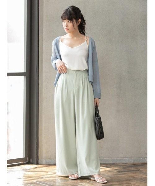 fifth（フィフス）の「フロントタックカラーワイドパンツ（その他パンツ・レディース・ベージュ/イエロー/ライトグリーン・SMALL/MEDIUM）」の20枚目の写真