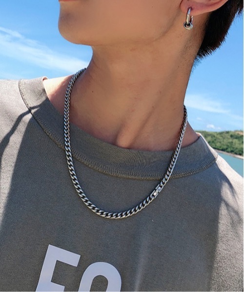 Fun & Daily(ファンアンドデイリー)の「F&D : 6mm Chain Necklace(ネックレス・メンズ・シルバー・FREE)」の1枚目の写真