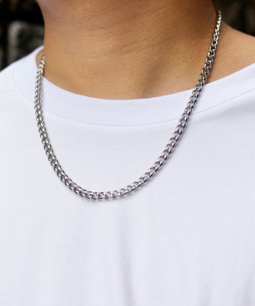 Fun & Daily(ファンアンドデイリー)の「F&D : 6mm Chain Necklace(ネックレス・メンズ・シルバー・FREE)」の4枚目の写真
