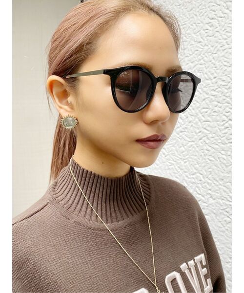 GYDA（ジェイダ）の「boston sunglasses（サングラス・レディース・ブラック/ブラウン・FREE）」の2枚目の写真