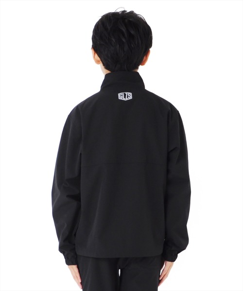 GLAZOS（グラソス）の「4wayストレッチ・スタンドジップアップジャケット（ナイロンジャケット・キッズ・ブラック/ネイビー・150cm/130cm/160cm/140cm）」の5枚目の写真
