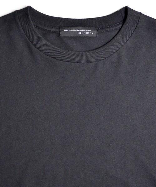 Confirm(コンファーム)の「Confirm / コンファーム フェイクレイヤードロンT(Tシャツ/カットソー・メンズ・ブラック/ホワイト/サックスブルー/ベージュ・M/L)」の12枚目の写真