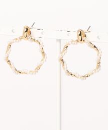 TITTY&CO.（ティティーアンドコー）の「ミニパールリングピアス（ピアス（両耳用）・レディース）」