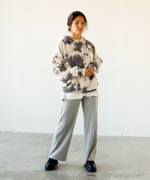 Auntie Rosa Holiday(アンティローザホリデー)の「タイダイ柄パーカ(パーカー・レディース・グリーン/ブルー/パープル/ブラック・FREE)」の14枚目の写真