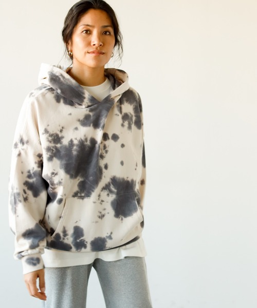 Auntie Rosa Holiday(アンティローザホリデー)の「タイダイ柄パーカ(パーカー・レディース・グリーン/ブルー/パープル/ブラック・FREE)」の11枚目の写真