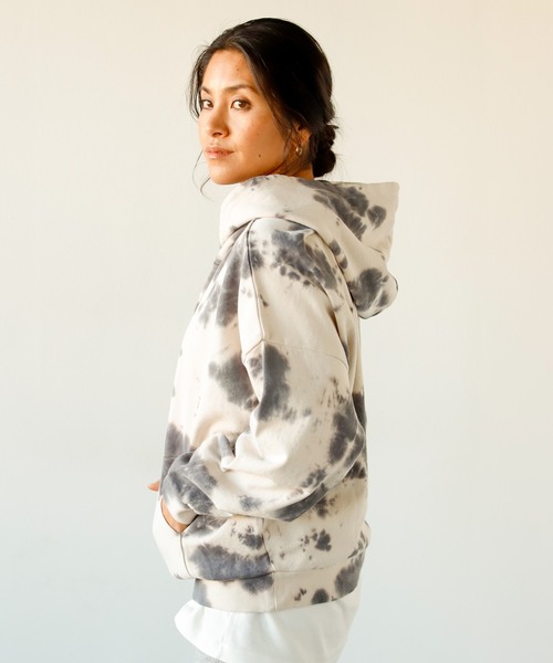 Auntie Rosa Holiday(アンティローザホリデー)の「タイダイ柄パーカ(パーカー・レディース・グリーン/ブルー/パープル/ブラック・FREE)」の12枚目の写真