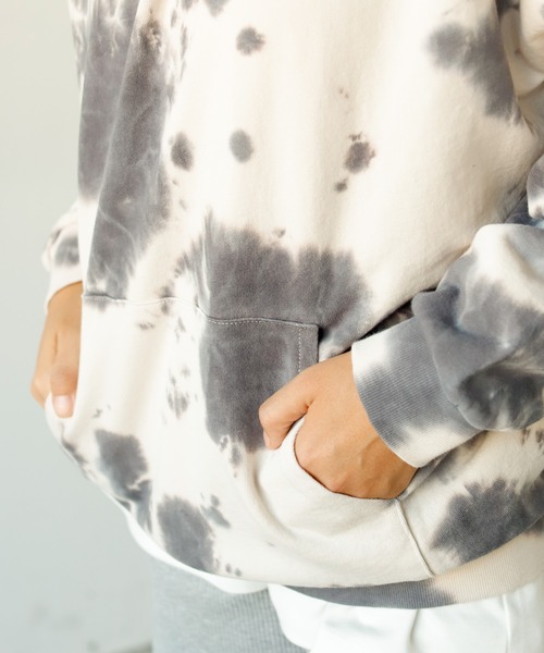 Auntie Rosa Holiday(アンティローザホリデー)の「タイダイ柄パーカ(パーカー・レディース・グリーン/ブルー/パープル/ブラック・FREE)」の18枚目の写真