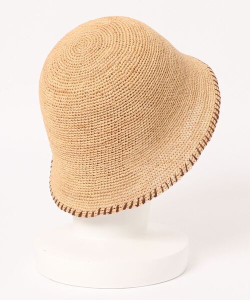 kaorinomori（カオリノモリ）の「【カオリノモリ】ﾊﾟﾉﾊｯﾄ（ハット・レディース・ベージュ/ブルー・FREE）」の3枚目の写真