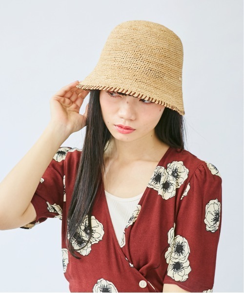 kaorinomori（カオリノモリ）の「【カオリノモリ】ﾊﾟﾉﾊｯﾄ（ハット・レディース・ベージュ/ブルー・FREE）」の13枚目の写真