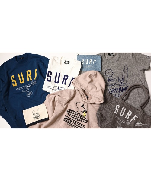 TMT(ティーエムティー)の「PEANUTS×TMT SWEAT HOODIE(BONE TO SURF)(パーカー・メンズ・トップグレー/ブラック/モカ・SMALL/MEDIUM/LARGE/X-LARGE/XX-LARGE)」の11枚目の写真