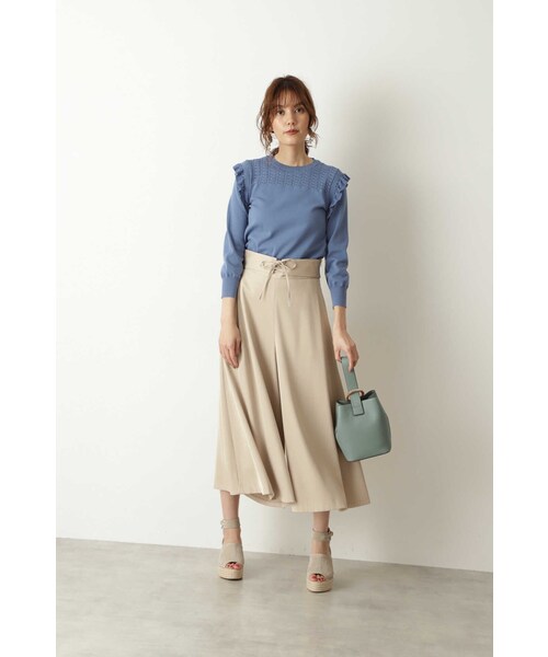 JILL STUART（ジルスチュアート）の「◆【WEB限定 サイズ：4】アリーヌパンツ（その他パンツ・レディース・ブルー/ベージュ・0/4/2）」の20枚目の写真