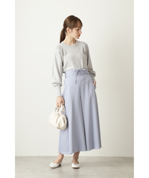 JILL STUART（ジルスチュアート）の「◆【WEB限定 サイズ：4】アリーヌパンツ（その他パンツ・レディース・ブルー/ベージュ・0/4/2）」の5枚目の写真