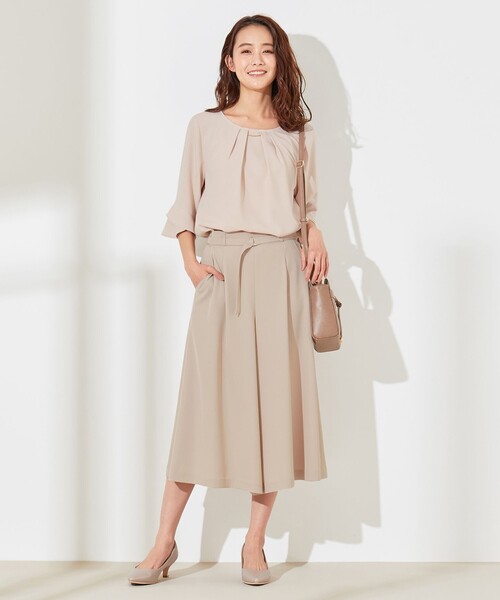 ANY SIS(エニィスィス)の「【美人百花5月号掲載】ラッフルフレアースリーブ ブラウス(シャツ/ブラウス・レディース・ホワイト系/ライトグレー系1/ライトグリーン系1/ライラック系1/ピンク系/ネイビー系1/ブラック系3・1/2/3)」の12枚目の写真