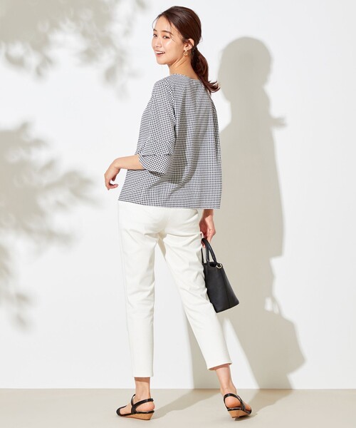 ANY SIS(エニィスィス)の「【美人百花5月号掲載】ラッフルフレアースリーブ ブラウス(シャツ/ブラウス・レディース・ホワイト系/ライトグレー系1/ライトグリーン系1/ライラック系1/ピンク系/ネイビー系1/ブラック系3・1/2/3)」の16枚目の写真