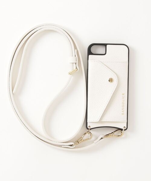 BANDOLIER（バンドリヤー）の「【BANDOLIER】DONNA SIDE SLOT WHITE　iPhone 12 iPhone 12Pro　iPhone SE/8/7/6　対応（スマホケース/カバー・レディース・ホワイト系その他/ホワイト系その他6・FREE）」の2枚目の写真